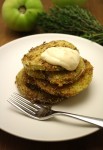 Lemon Herb Fried Green Tomatoes with Lemon Remoulade