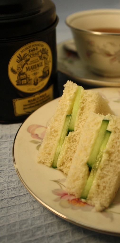Lemon Chive Cucumber Sandwiches