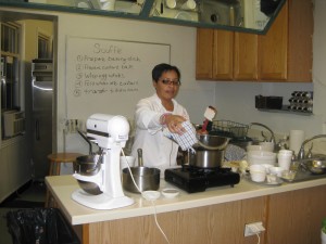 Chef Danielle Teaching
