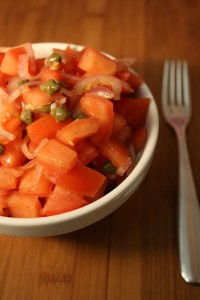 Tomato, Shallot & Caper Salad