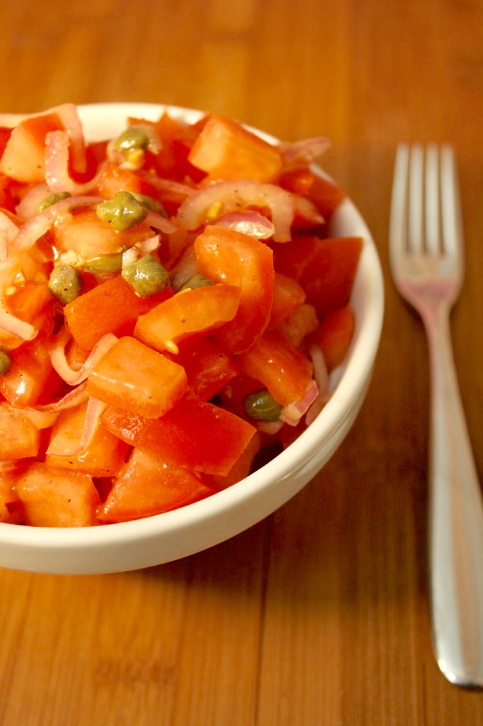 Tomato, Shallot & Caper Salad