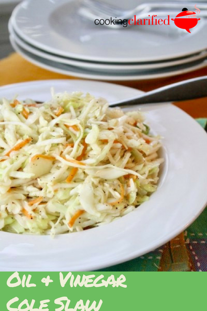  Learn how to pack a picnic perfectly and get a delicious, simple, picnic-perfect Oil & Vinegar Cole Slaw recipe. No worries about mayo sitting out!