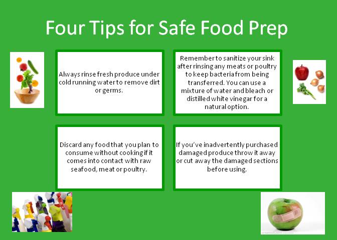 Four Tips for Safe Food Prep