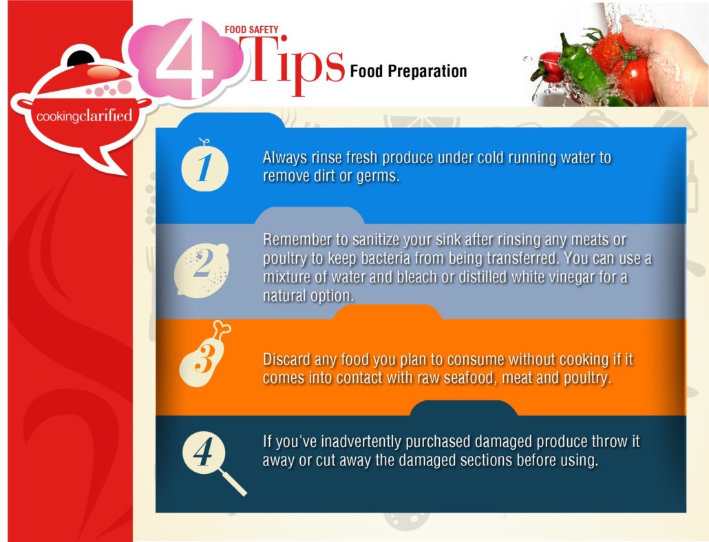 Four Food Prep Food Safety Tips