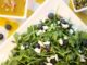 Arugula Salad with Blueberries, Pumpkin Seeds & Feta