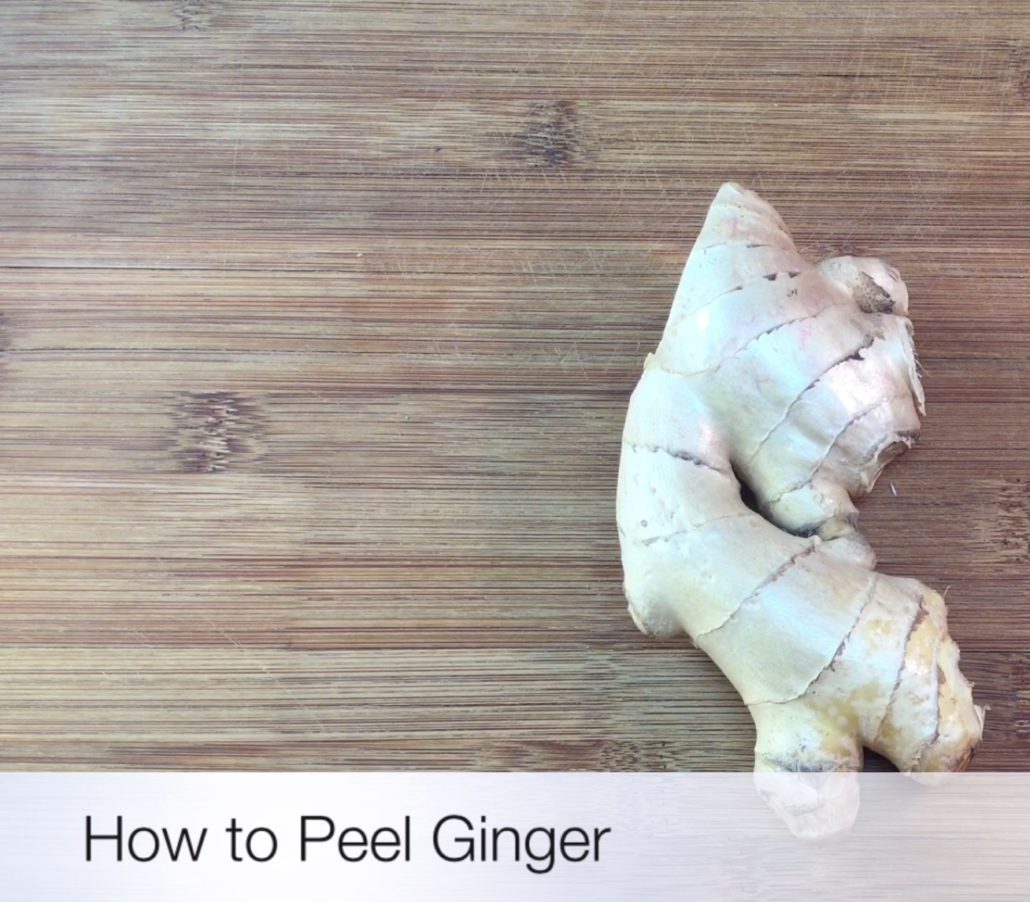 Peel ginger