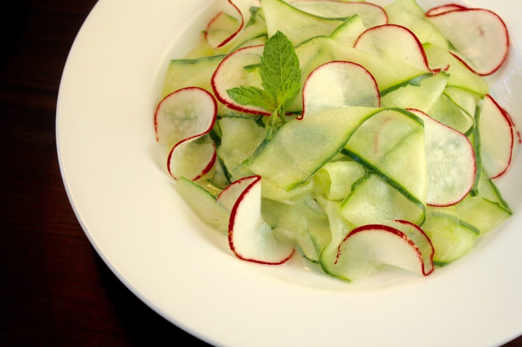 Shaved Cucumber & Radish Salad