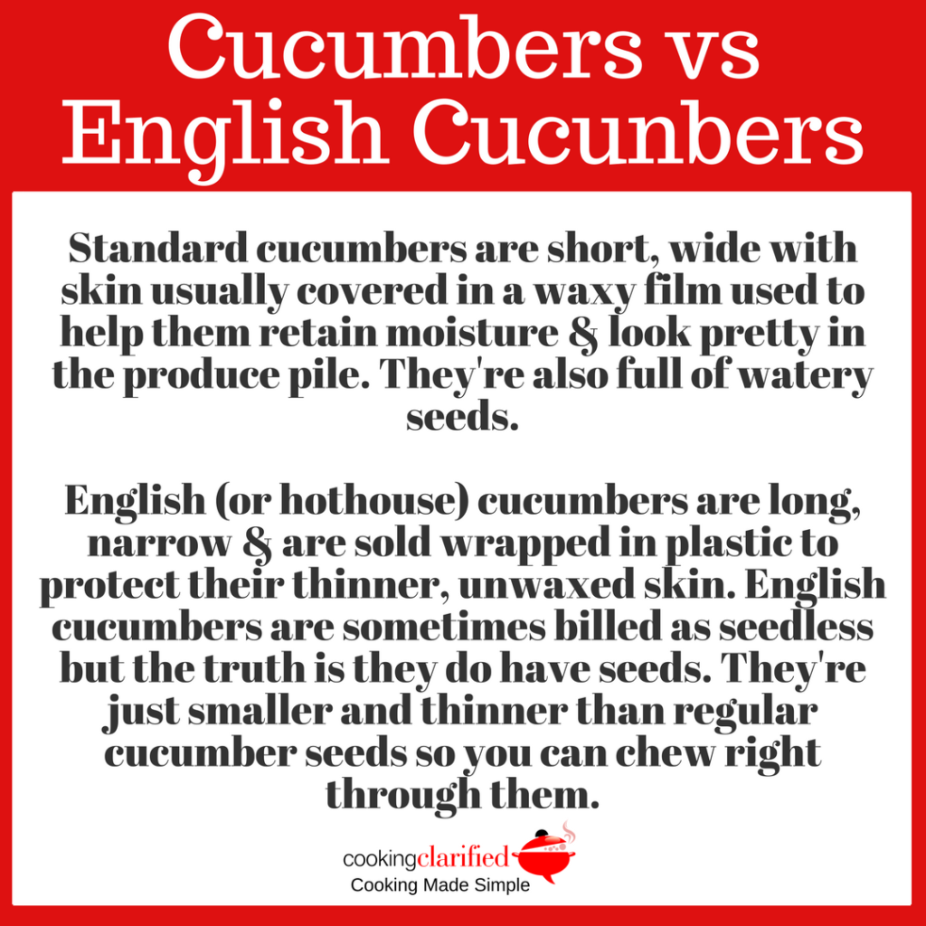Cucumbers vs English Cucumbers PIN
