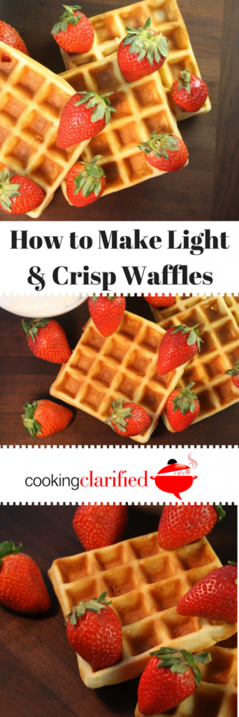 How to Make Crisp Waffles