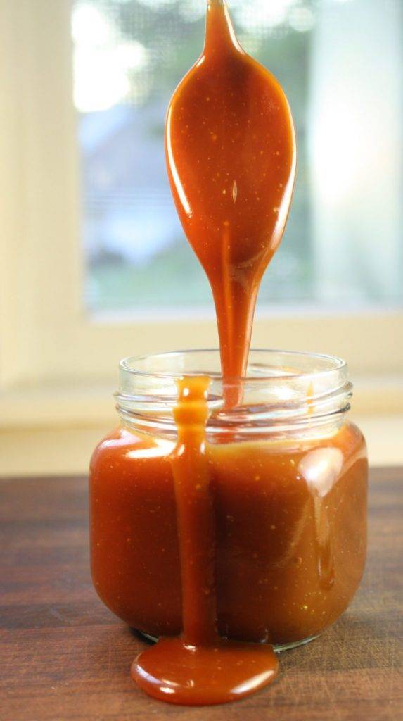 Make salted caramel sauce