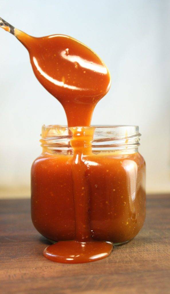 Make salted caramel sauce