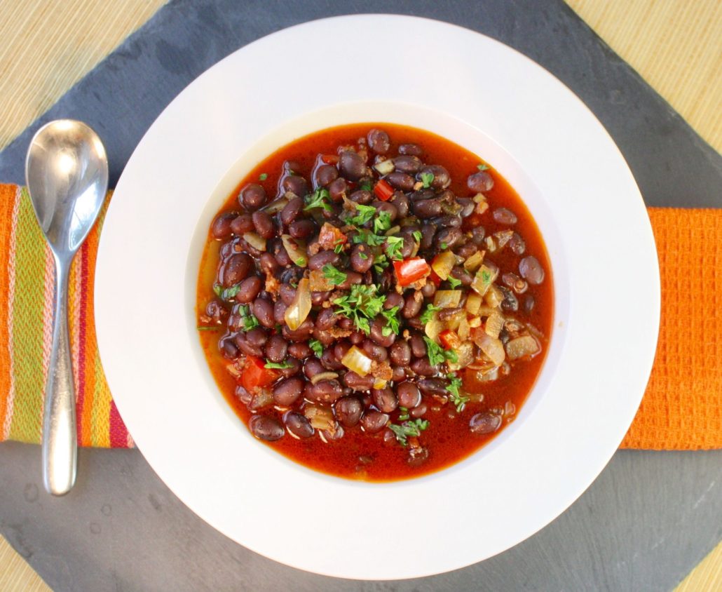 Chorizo black bean stew