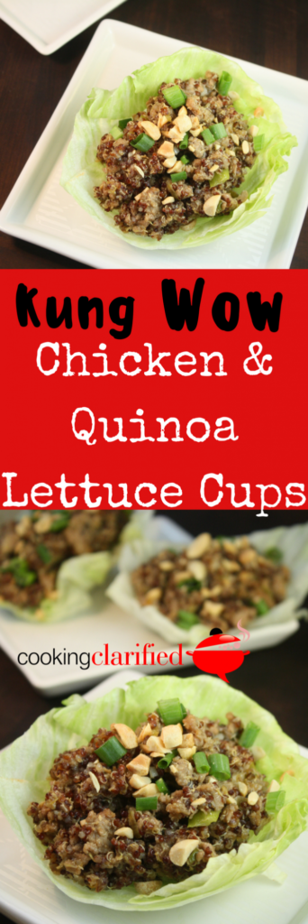 Kung Wow Chicken & Quinoa  Lettuce CupsPIN