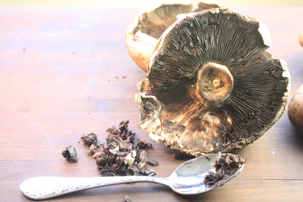 Clean Portobello Mushrooms