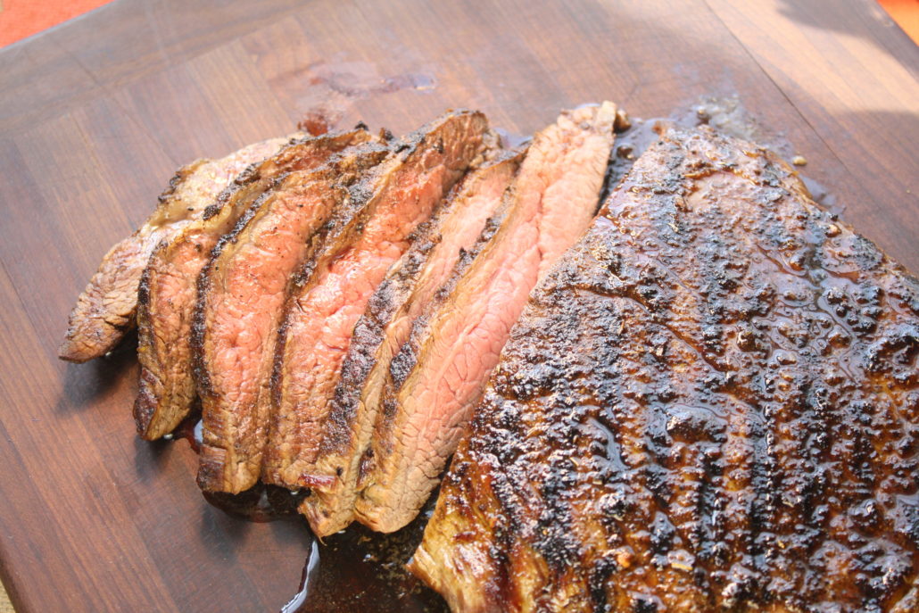 Grilled Spice-Rubbed Flank Steak (87