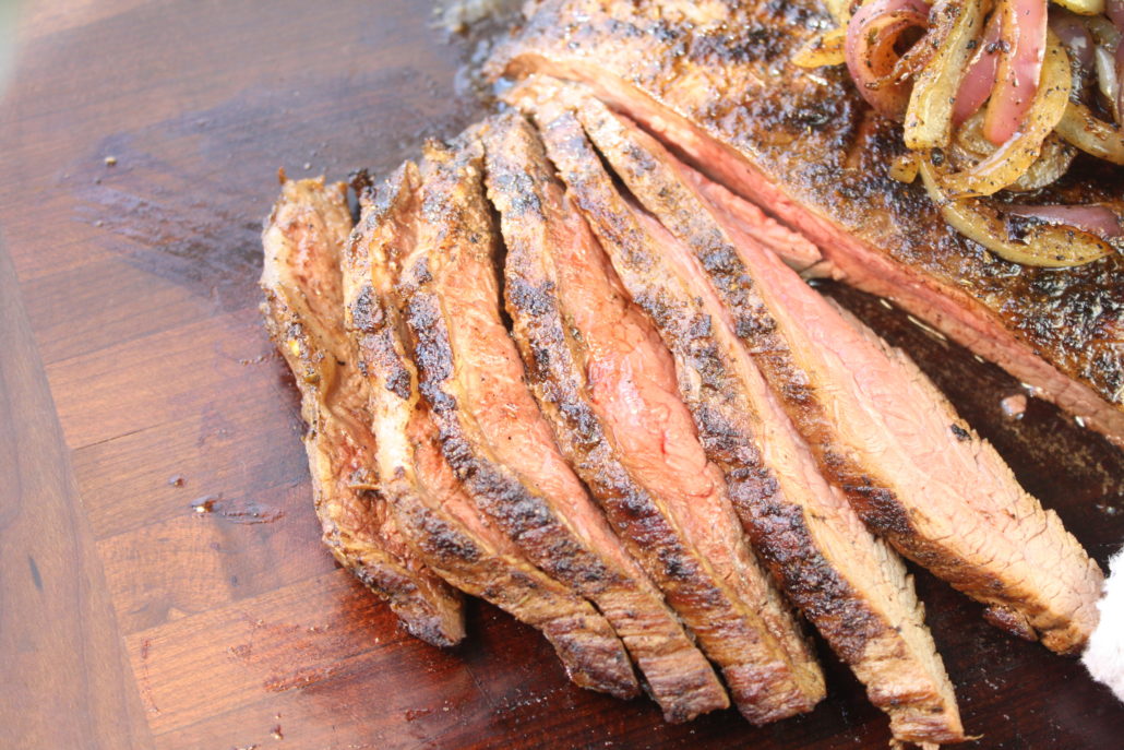 Grilled Spice-Rubbed Flank Steak (94)