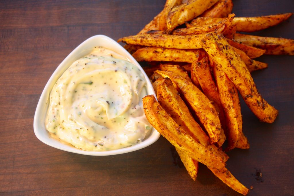 How to Make Sweet Potato Fries Spiced Sweet Potato Fries with Garlic