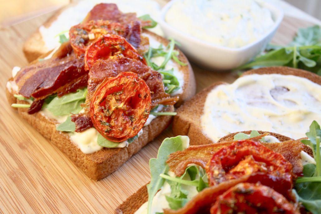 BLT with Roasted Tomatoes