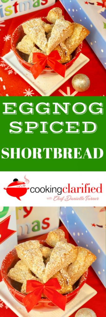 Eggnog Spiced Shortbread