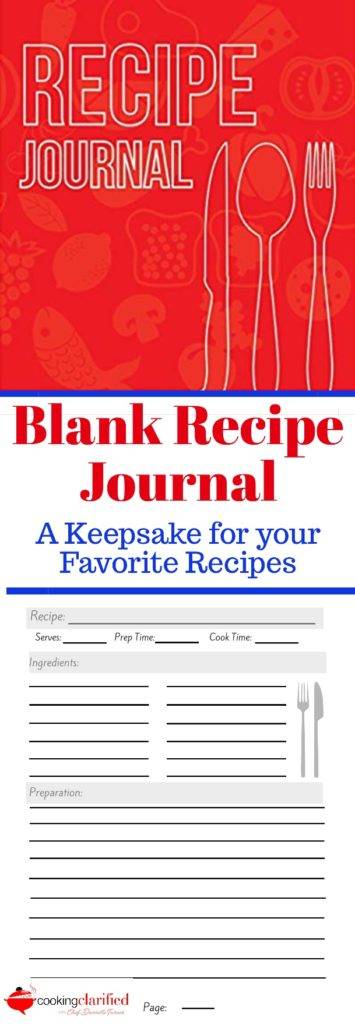 Blank Recipe Journals