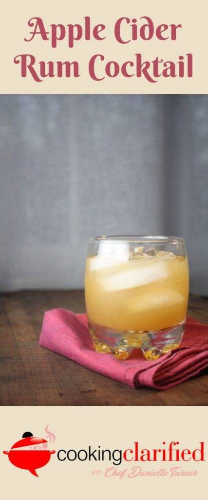 Apple cider's a treat on its own but when you stir it together with a dark rum and maple syrup you get a cocktail that tastes like boozy fall in a glass!